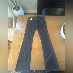 NWT Affliction Jade Faded Black Rhinestone Bootcut Jeans